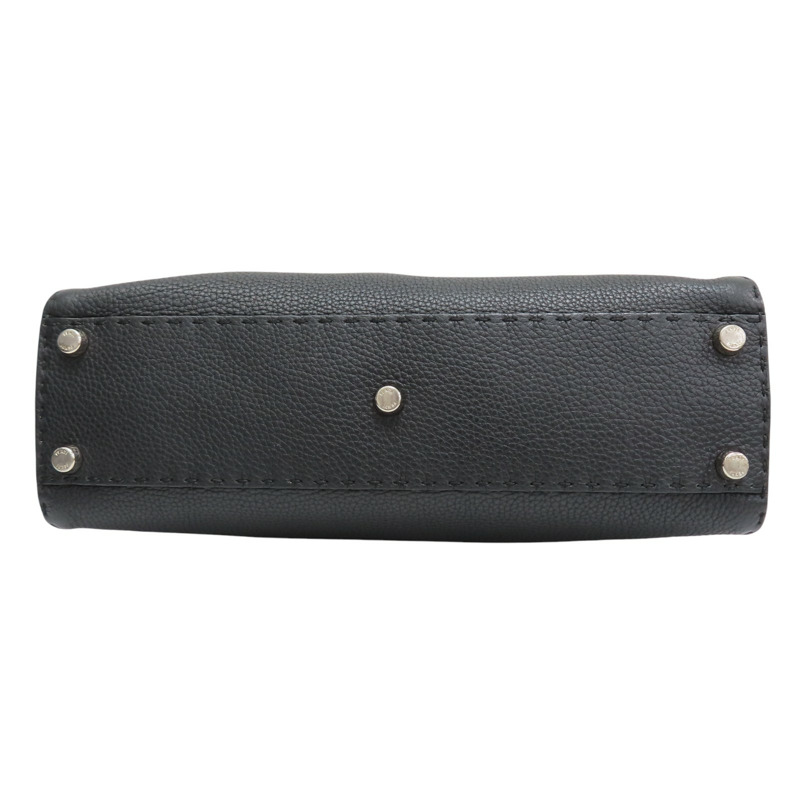 黑色 牛 兩用包【FENDI 芬迪】 8BN226-3