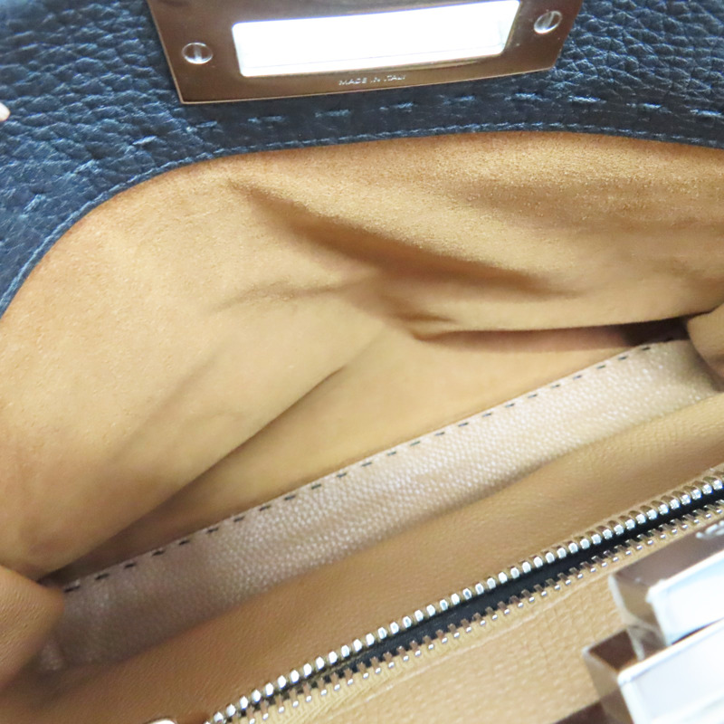 黑色 牛 兩用包【FENDI 芬迪】 8BN226-5