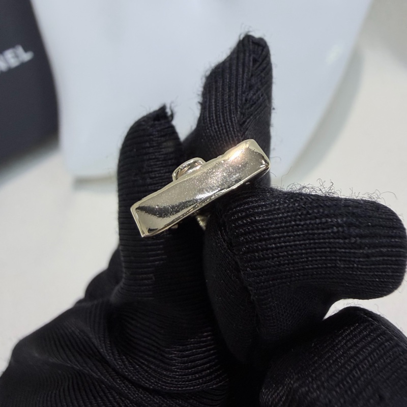 Chanel 23B 金色CF包包雙C水鑽項鏈 XB851-6