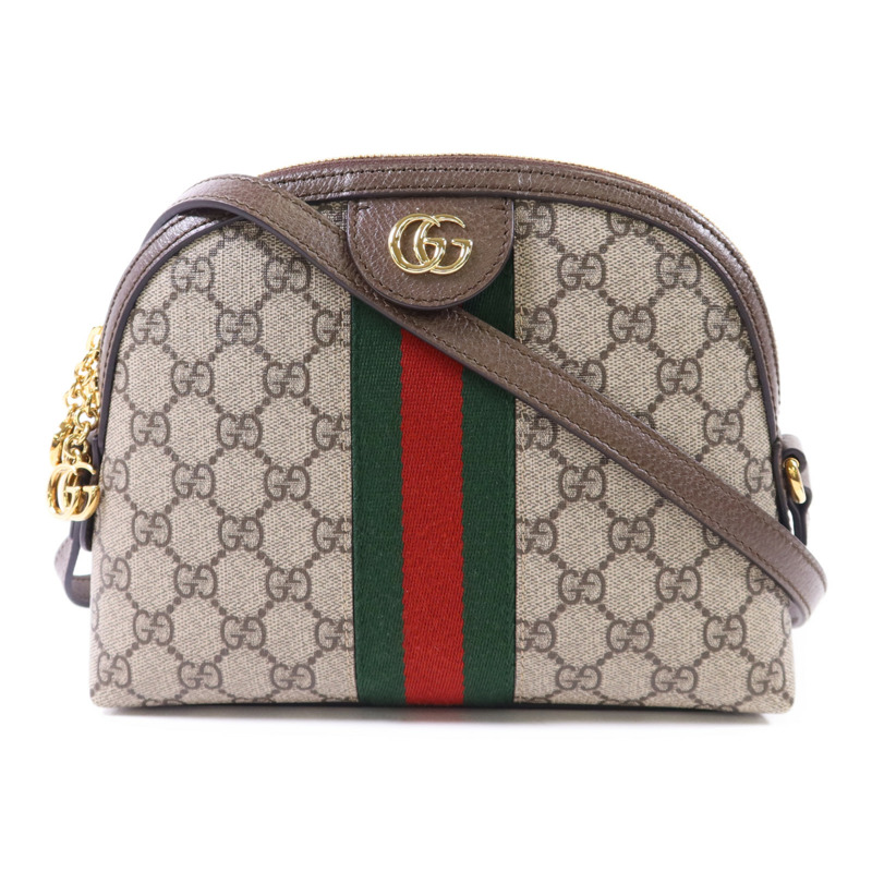 GUCCI 塗層帆布Ophidia Small金扣肩背袋-0