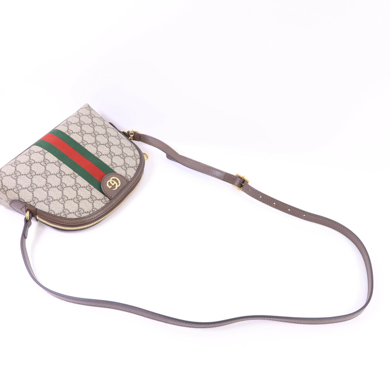 GUCCI 塗層帆布Ophidia Small金扣肩背袋-4