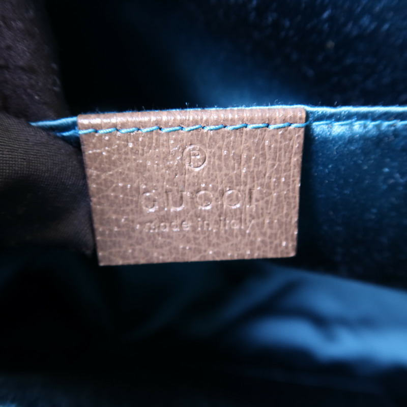 GUCCI 塗層帆布Ophidia Small金扣肩背袋-6