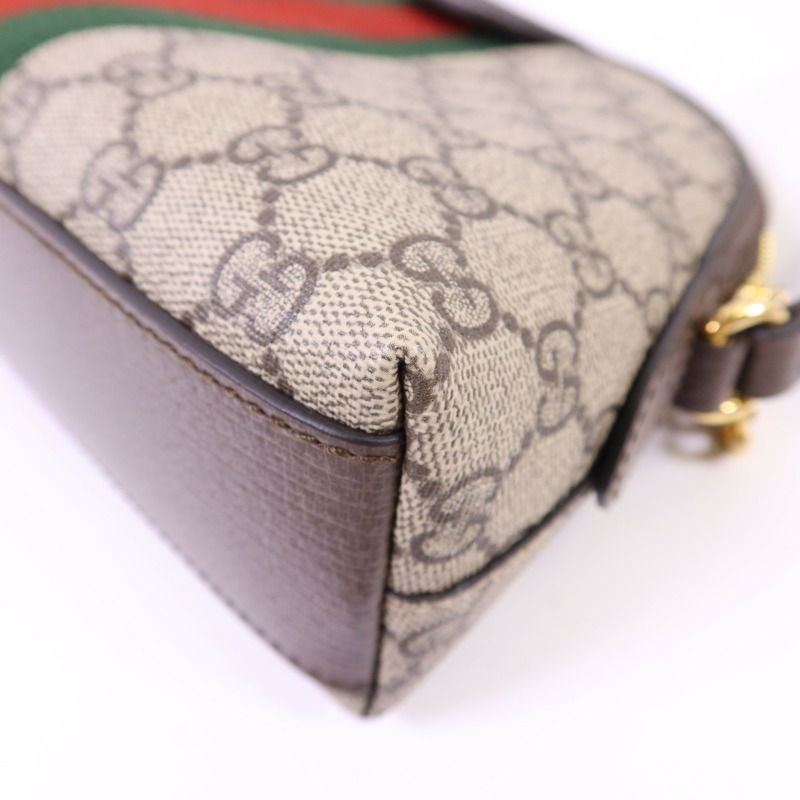 GUCCI 塗層帆布Ophidia Small金扣肩背袋-13