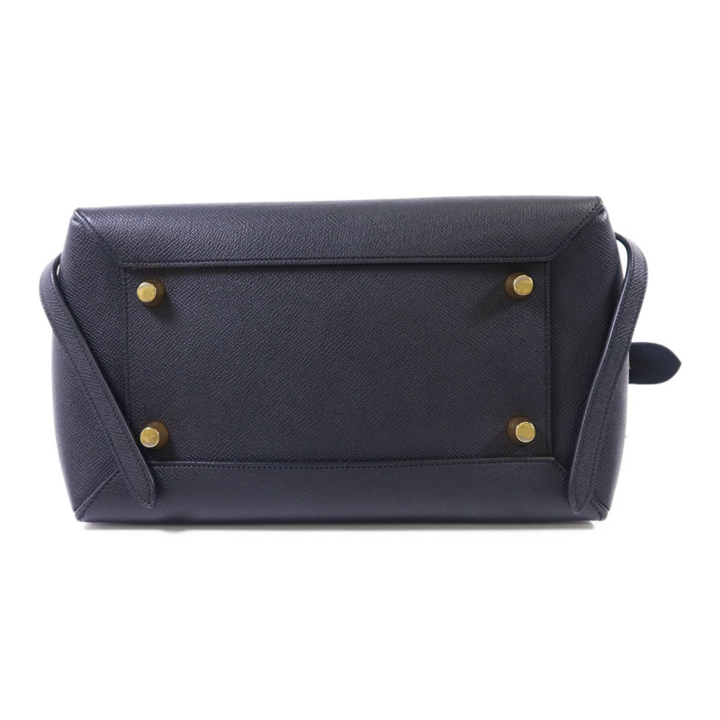 CELINE 牛皮皮革Belt Bag Mini金扣手挽肩背兩用袋-3