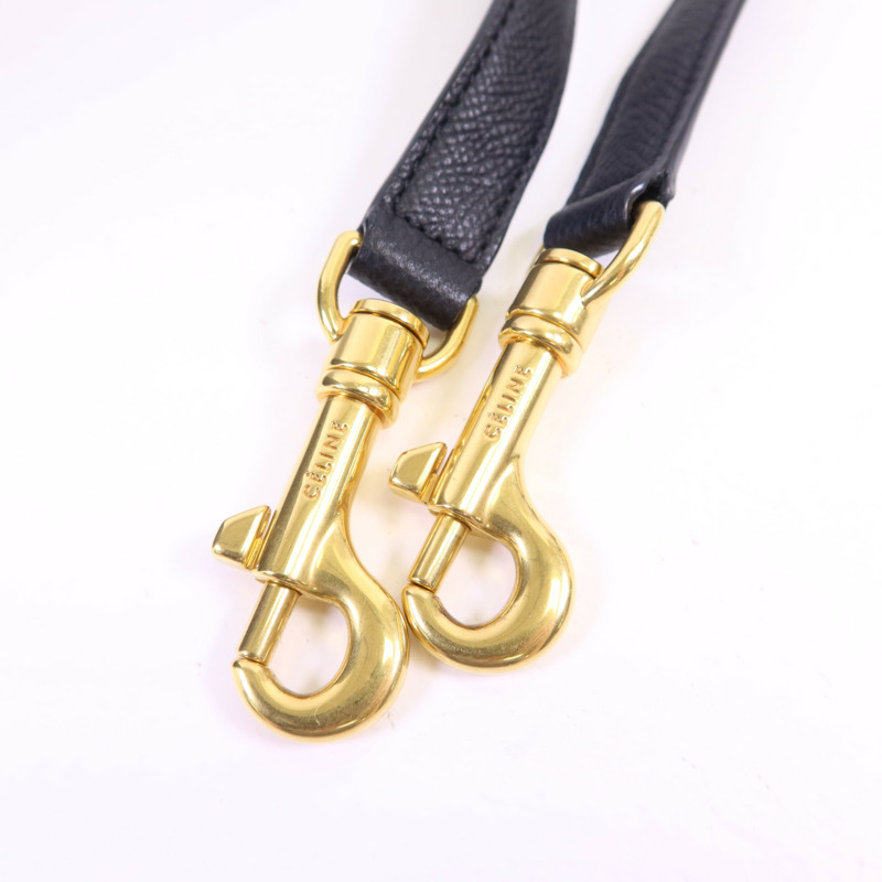 CELINE 牛皮皮革Belt Bag Mini金扣手挽肩背兩用袋-11