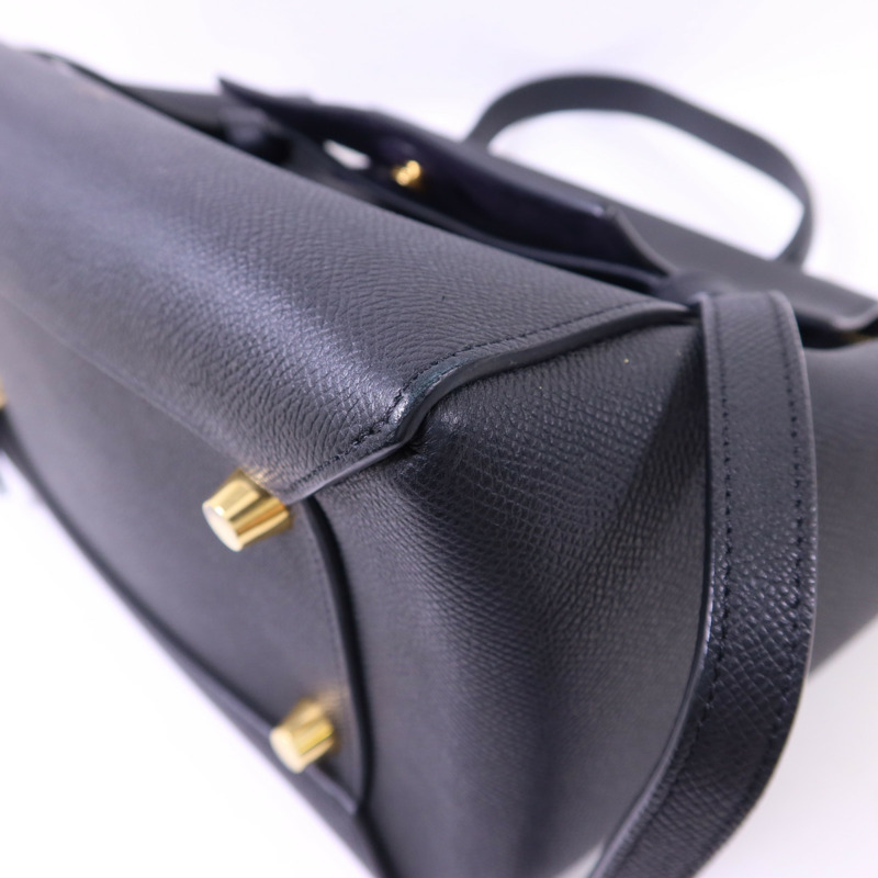 CELINE 牛皮皮革Belt Bag Mini金扣手挽肩背兩用袋-12