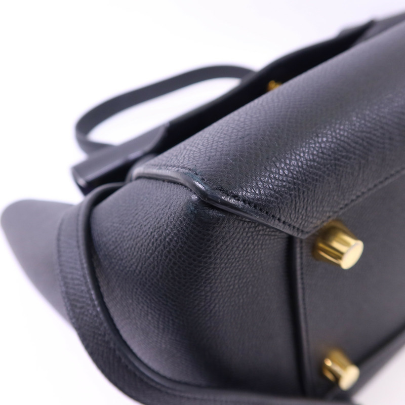 CELINE 牛皮皮革Belt Bag Mini金扣手挽肩背兩用袋-13