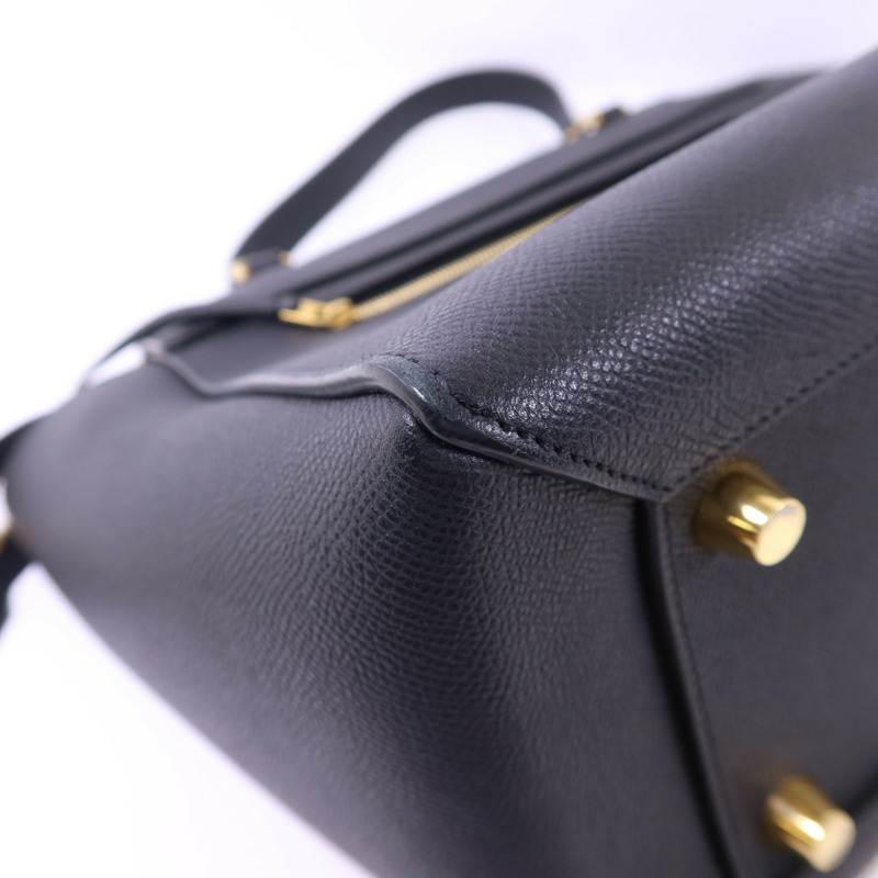 CELINE 牛皮皮革Belt Bag Mini金扣手挽肩背兩用袋-15