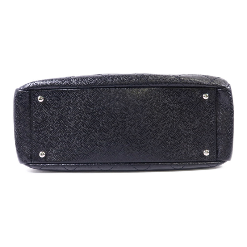 CHANEL 牛皮皮革Shoulder Bag銀扣鏈帶肩背袋-3