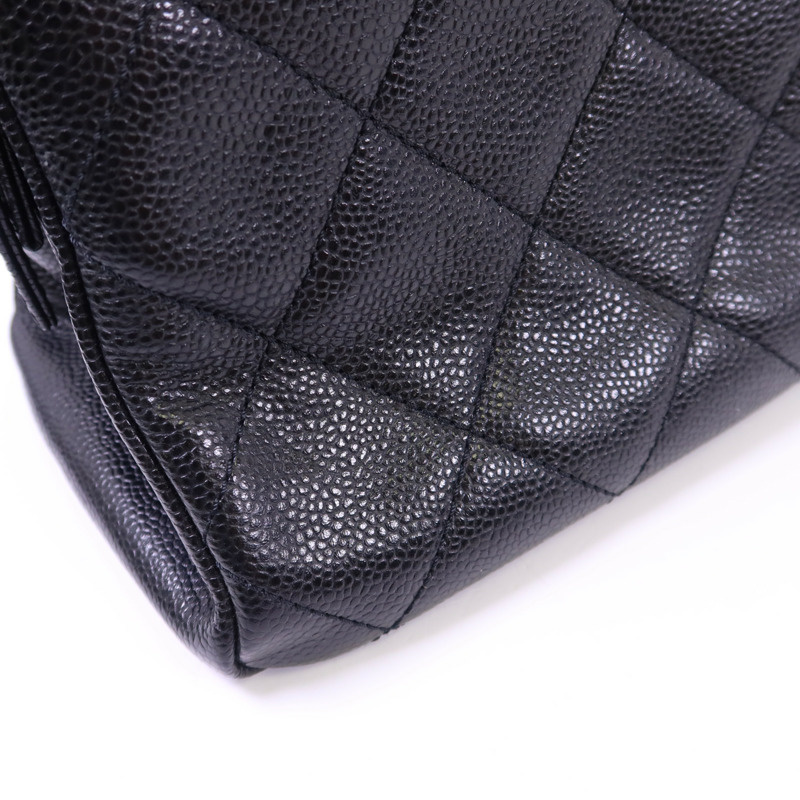 CHANEL 牛皮皮革Shoulder Bag銀扣鏈帶肩背袋-15