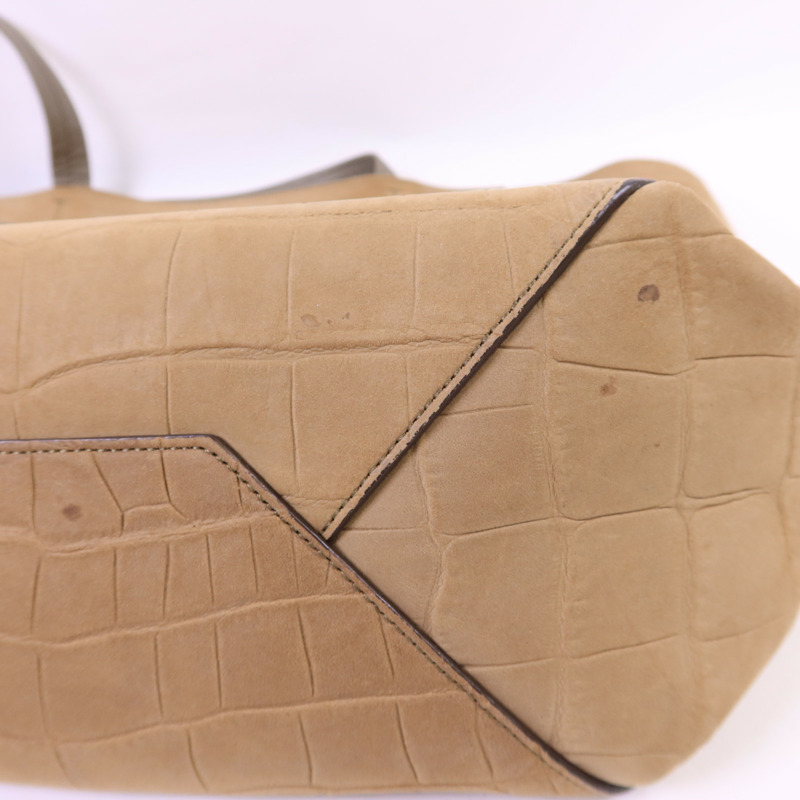 CELINE 牛皮皮革Tote Bag金扣手挽袋-14