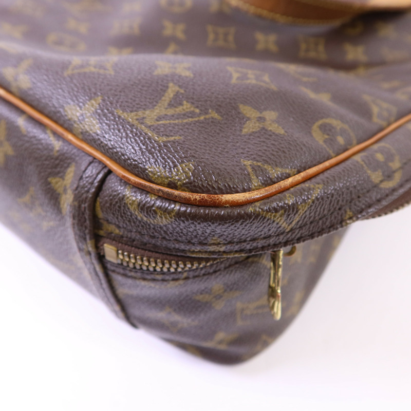 LOUIS VUITTON Monogram Excursion Shoe Case金扣手挽袋-11