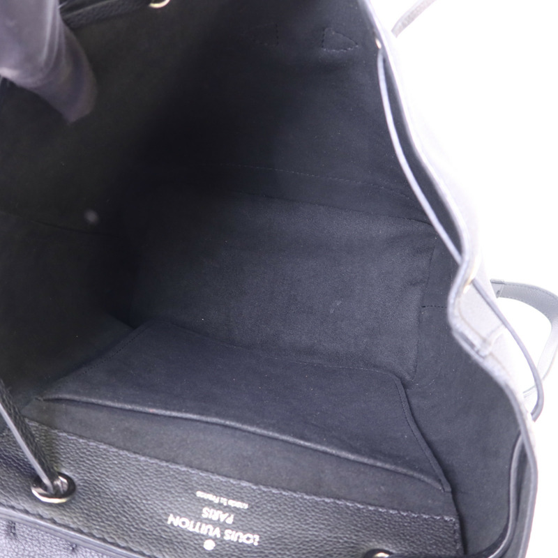 LOUIS VUITTON 牛皮皮革Lock Me Backpack銀扣背包-5