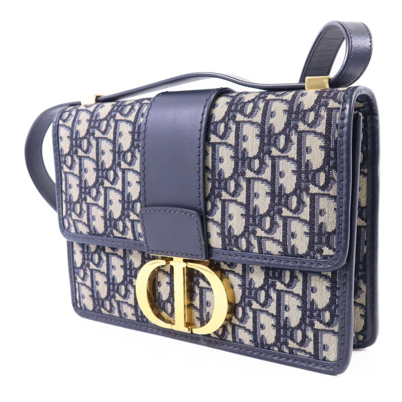 Dior 帆布Montaigne 30 Shoulder Bag金扣肩背袋-2