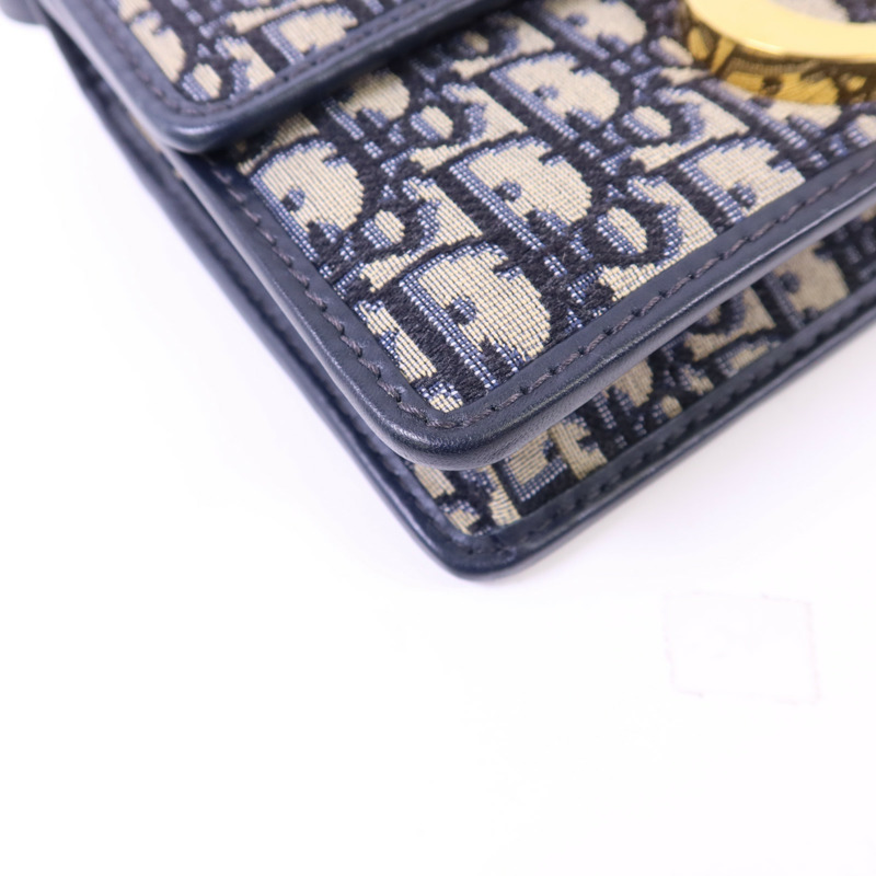 Dior 帆布Montaigne 30 Shoulder Bag金扣肩背袋-12