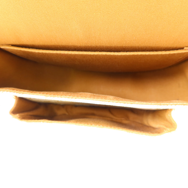 CELINE 塗層帆布Folco金扣肩背袋-5