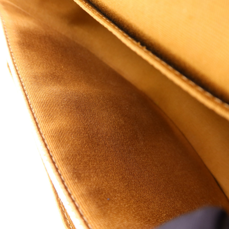 CELINE 塗層帆布Folco金扣肩背袋-17