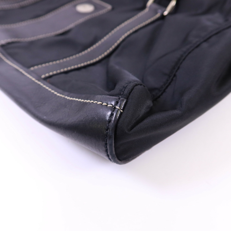 PRADA 尼龍Shoulder Bag銀扣肩背袋-12