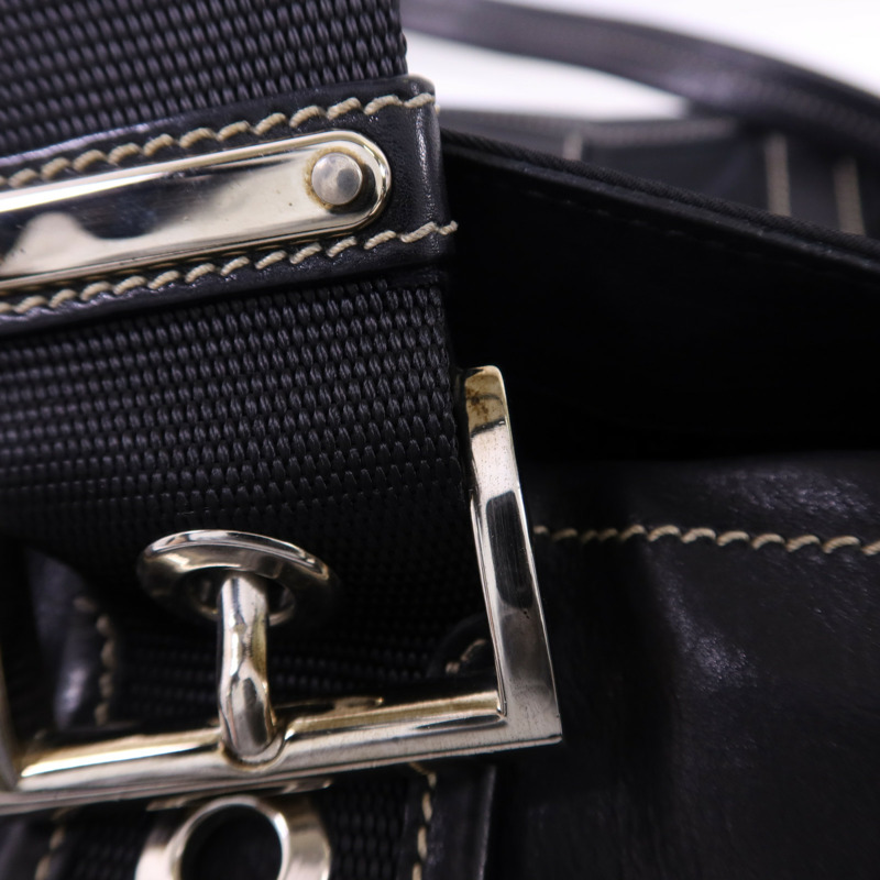 PRADA 尼龍Shoulder Bag銀扣肩背袋-16