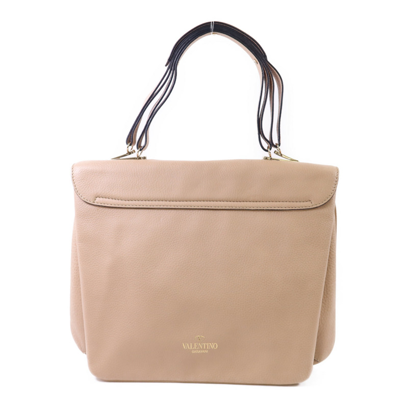 Valentino 牛皮皮革Shoulder Bag金扣肩背袋-1