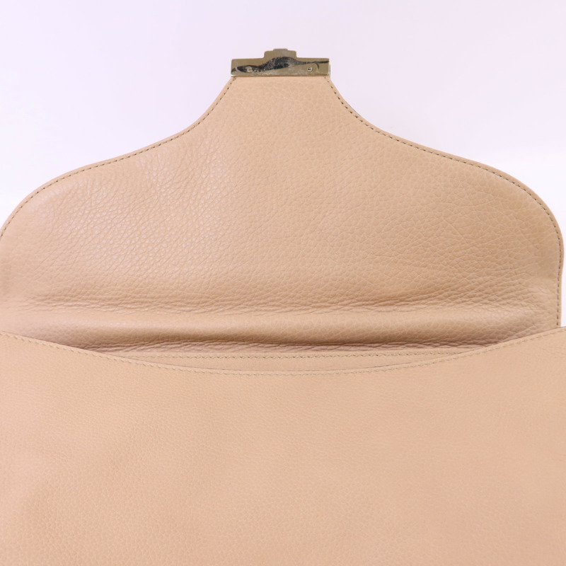 Valentino 牛皮皮革Shoulder Bag金扣肩背袋-8