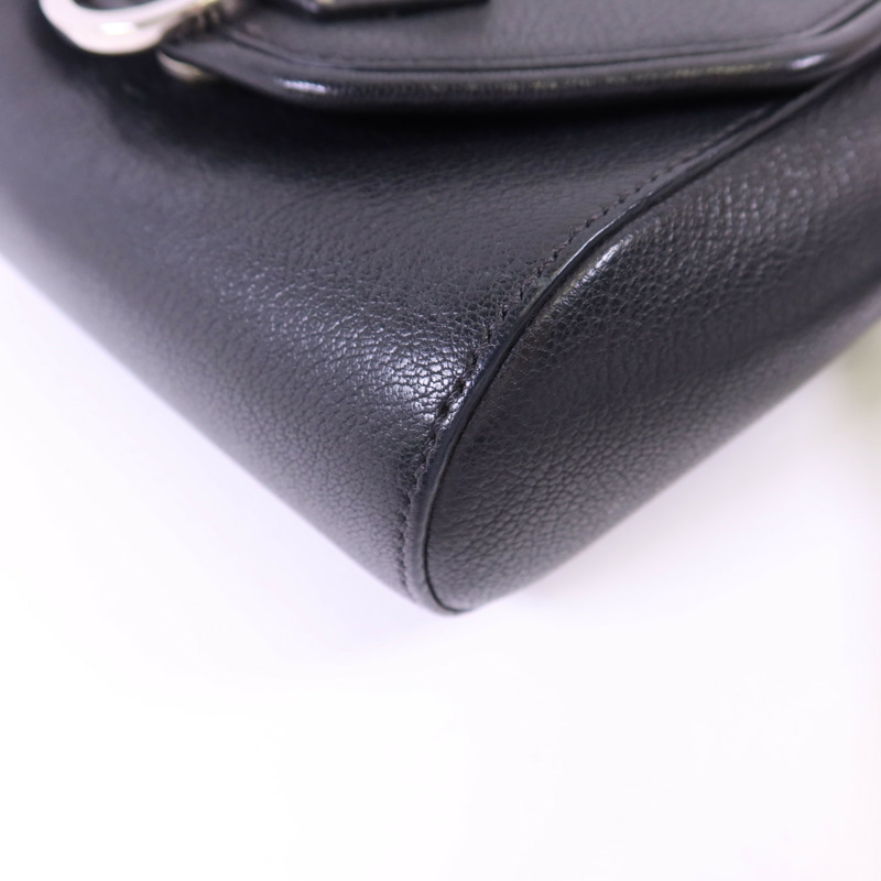 GIVENCHY 羊皮皮革Obsedia Crossbody Bag銀扣肩背袋-11