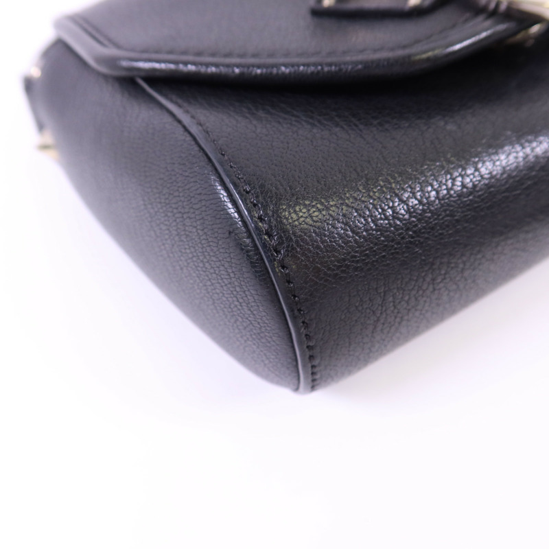 GIVENCHY 羊皮皮革Obsedia Crossbody Bag銀扣肩背袋-12