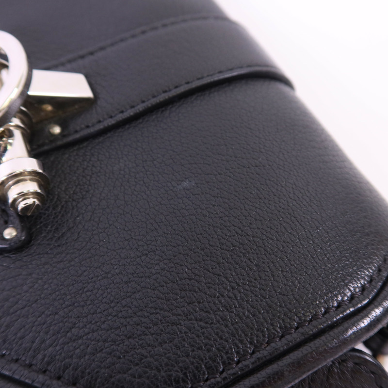 GIVENCHY 羊皮皮革Obsedia Crossbody Bag銀扣肩背袋-15