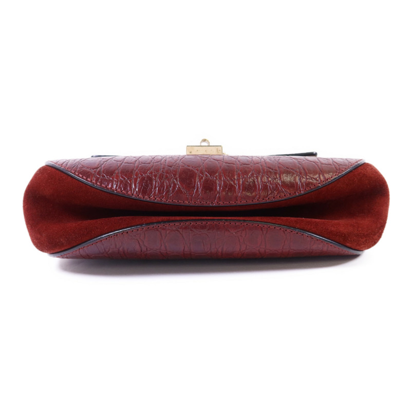 Chloe 牛皮皮革Shoulder Bag金扣鏈帶肩背袋-3