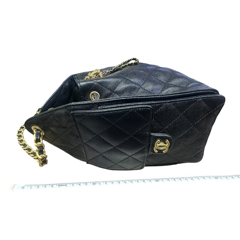 【美收精品】CHANEL黑色牛皮荔枝紋25 MINI 4-921-19