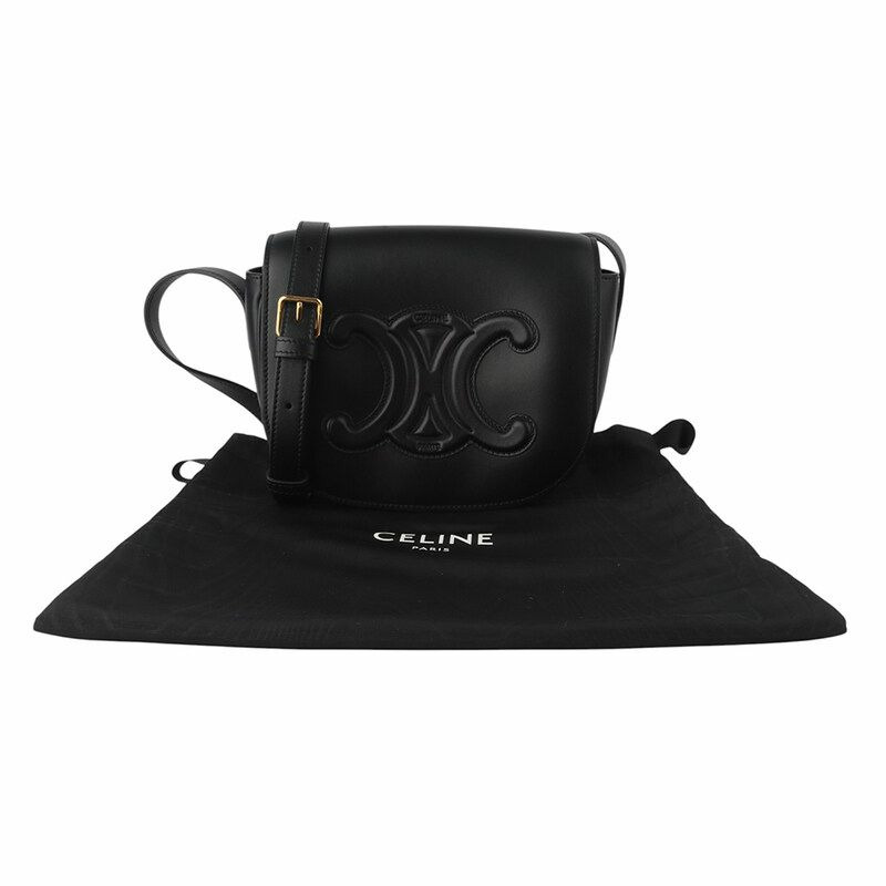 【包稅】CELINE Céline 198263DU3 Triope 中型波爾卡包 B7177-7