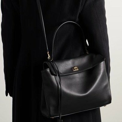 小款 ::BALENCIAGA:: 巴黎世家 Rodeo Small Leather Top-Handle Bag 手提包 肩背包 斜背包