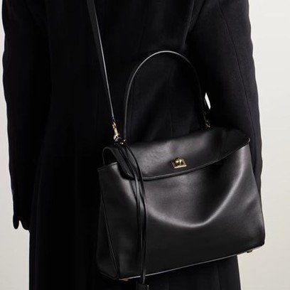 小款 ::BALENCIAGA:: 巴黎世家 Rodeo Small Leather Top-Handle Bag 手提包 肩背包 斜背包-0