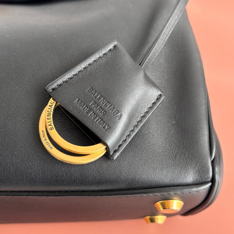 小款 ::BALENCIAGA:: 巴黎世家 Rodeo Small Leather Top-Handle Bag 手提包 肩背包 斜背包-10