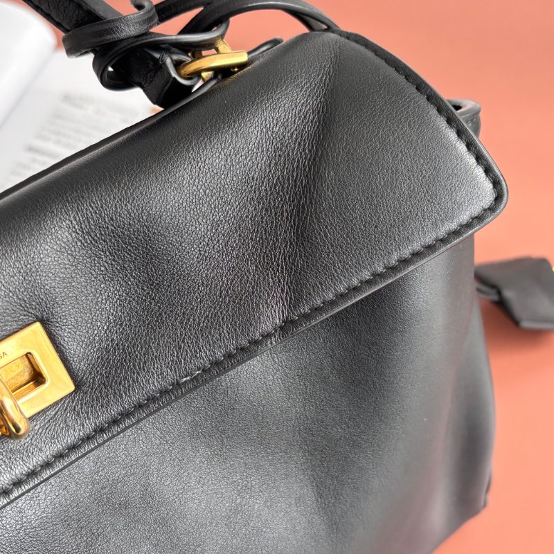 小款 ::BALENCIAGA:: 巴黎世家 Rodeo Small Leather Top-Handle Bag 手提包 肩背包 斜背包-15