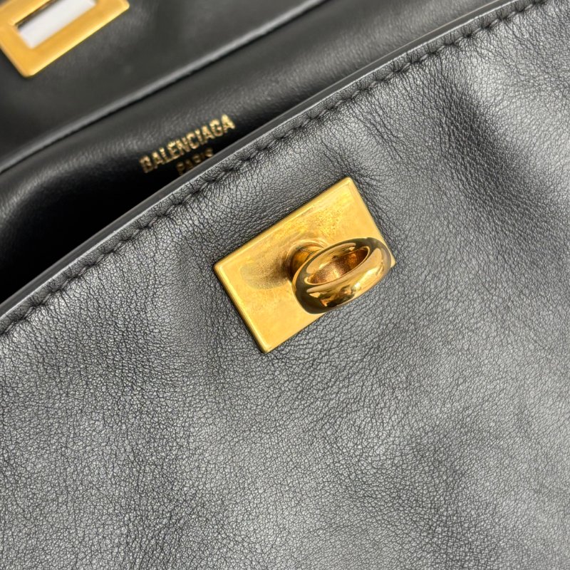 小款 ::BALENCIAGA:: 巴黎世家 Rodeo Small Leather Top-Handle Bag 手提包 肩背包 斜背包-35