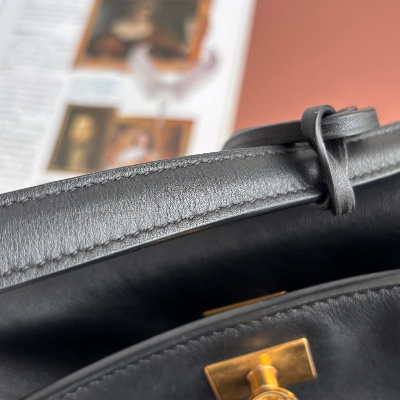 小款 ::BALENCIAGA:: 巴黎世家 Rodeo Small Leather Top-Handle Bag 手提包 肩背包 斜背包-40