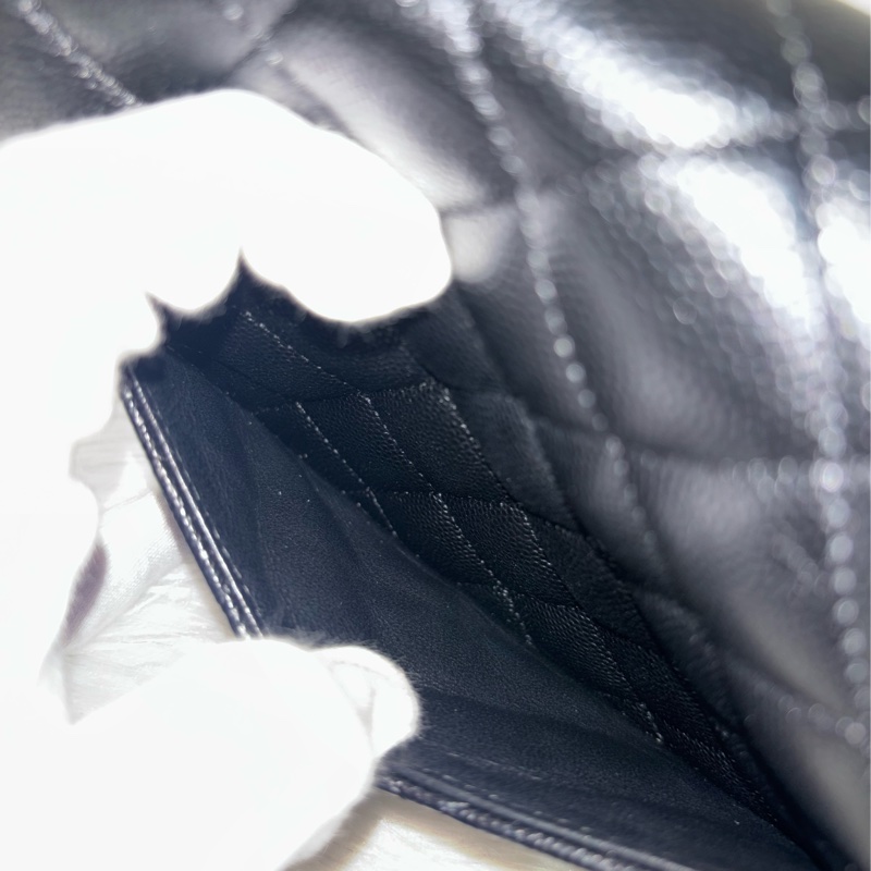 CHANEL A35200 17 MINI COCO CF 黑色荔枝 牛皮金鍊 方胖 方胖子 口蓋包-22