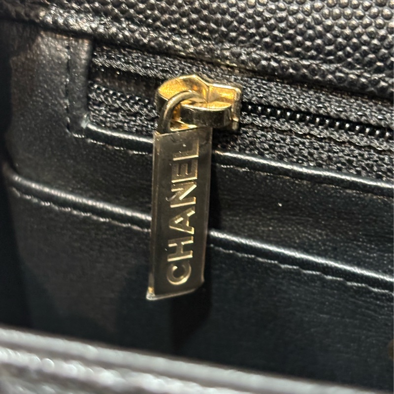 CHANEL A35200 17 MINI COCO CF 黑色荔枝 牛皮金鍊 方胖 方胖子 口蓋包-29