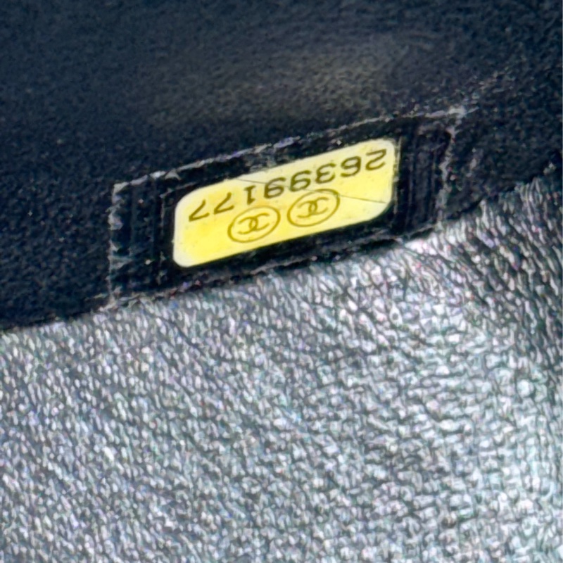 CHANEL A35200 17 MINI COCO CF 黑色荔枝 牛皮金鍊 方胖 方胖子 口蓋包-35