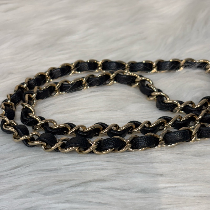 CHANEL A35200 17 MINI COCO CF 黑色荔枝 牛皮金鍊 方胖 方胖子 口蓋包-41