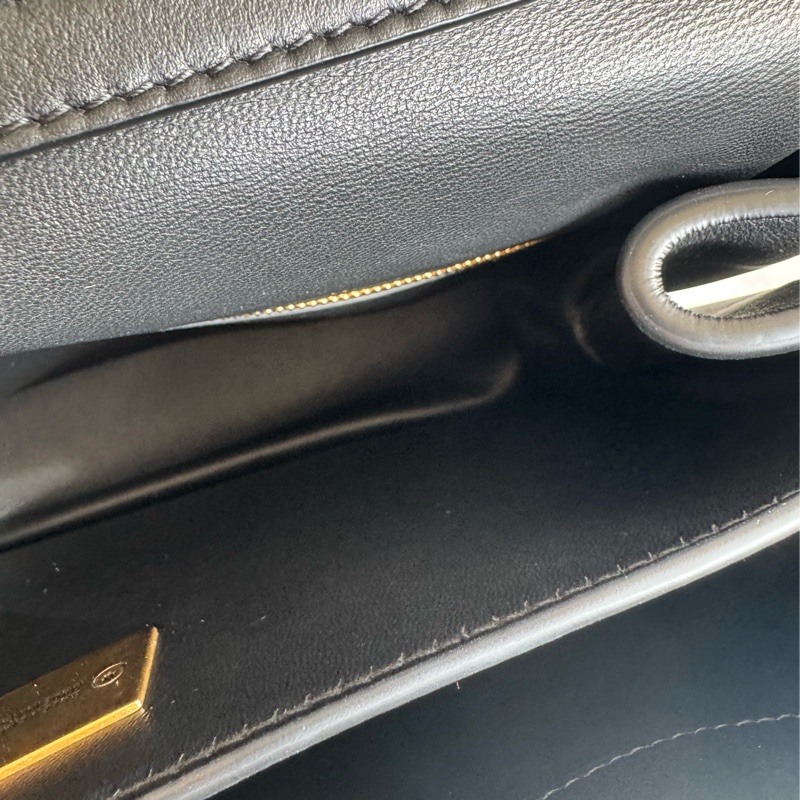 Balenciaga 黑皮革金釦Rodeo手提兩用包✨-31