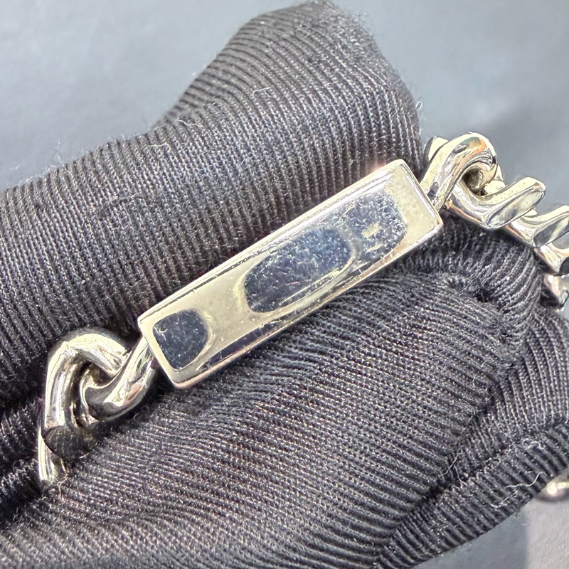 YSL 銀閃粉豹紋流蘇鏈條斜背包 X672-44