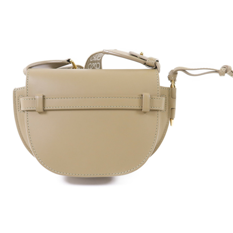 LOEWE 牛皮皮革Mini Gate金扣肩背袋-1