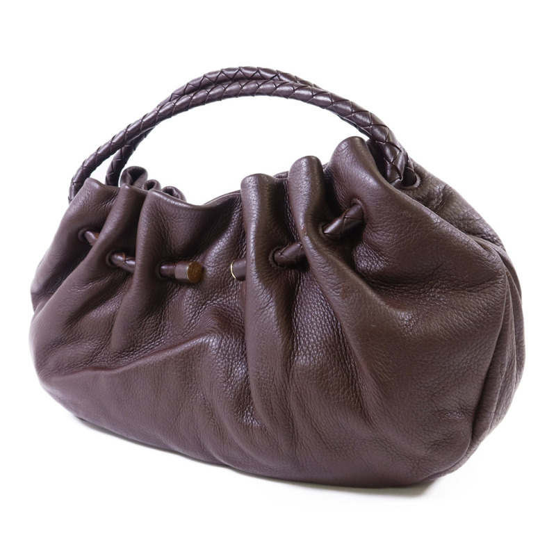 BOTTEGA VENETA 牛皮皮革Hand Bag金扣手挽袋-2