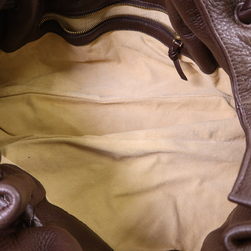 BOTTEGA VENETA 牛皮皮革Hand Bag金扣手挽袋-5