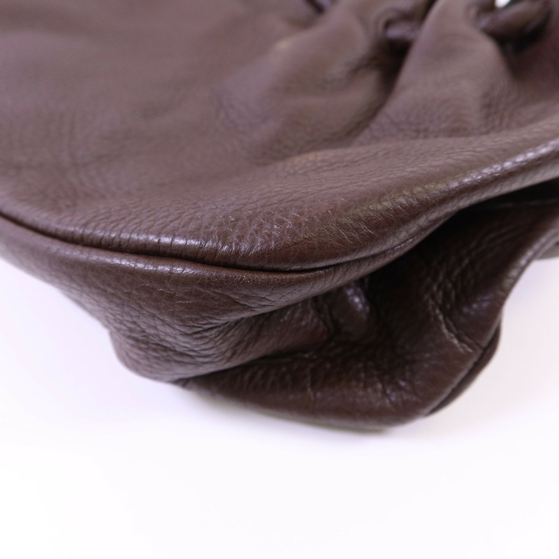 BOTTEGA VENETA 牛皮皮革Hand Bag金扣手挽袋-11