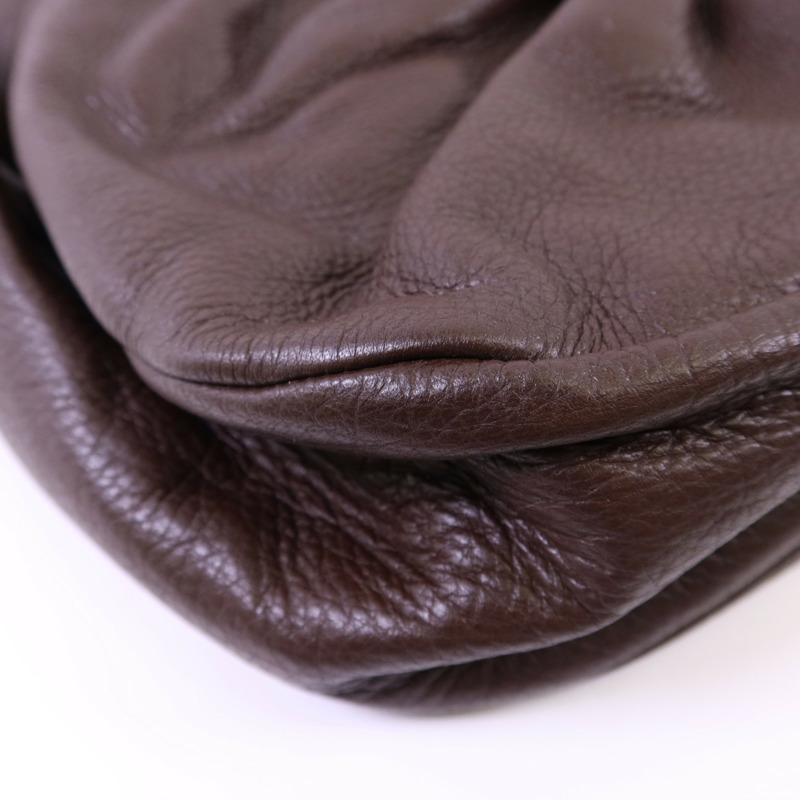 BOTTEGA VENETA 牛皮皮革Hand Bag金扣手挽袋-13