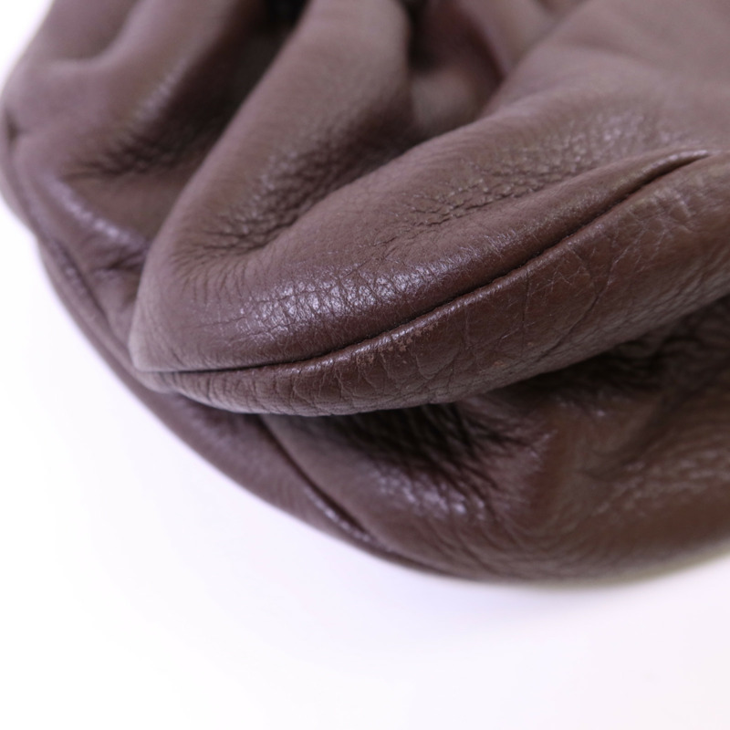 BOTTEGA VENETA 牛皮皮革Hand Bag金扣手挽袋-14