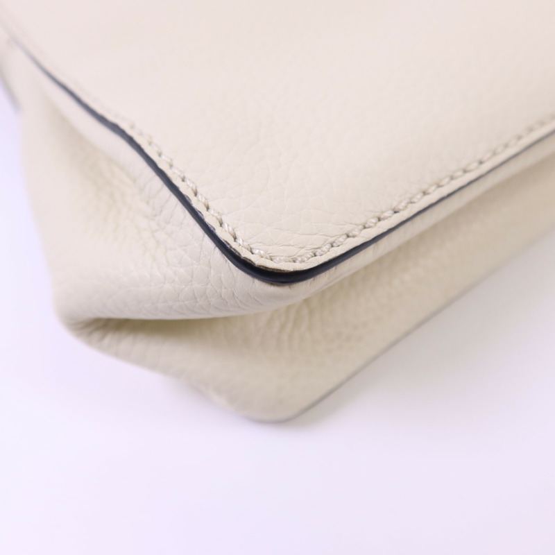 Valentino 牛皮皮革VRing Top Handle金扣手挽肩背兩用袋-12